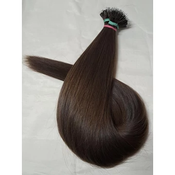 Nano gyűrűre tincsezett 6-os festett 60cm 100% eredeti emberi haj/1gr (E)