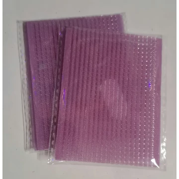 Tépőzáras hajleválasztó 1pár (2db) / lila