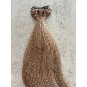 Festett 7-es barna színű tresszelt 100% eredeti emberi haj 75-77cm/1gr