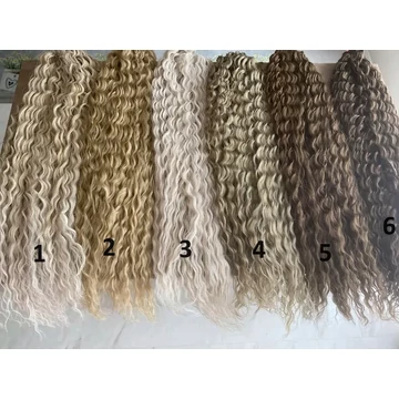Szintetikus póthaj világosszőke hullámos(brazil) 100gr /50cm (2R)