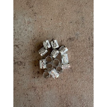 Póthaj dísz ezüst színű 10db