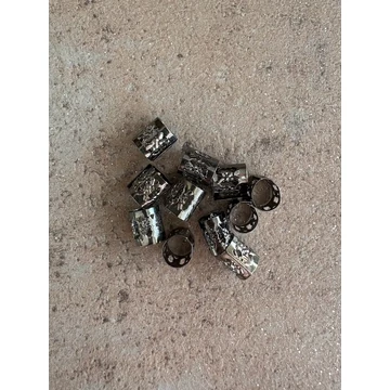 Póthaj dísz ezüstös fekete színű 10db