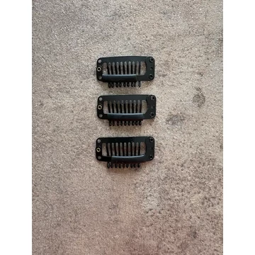 Fekete hajcsat csatos hajhoz (tresszcsat)