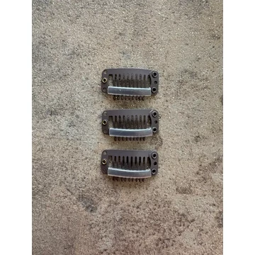 Csokibarna hajcsat csatos hajhoz (tresszcsat)