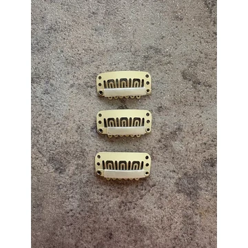 Szőke/bézs hajcsat csatos hajhoz (tresszcsat)