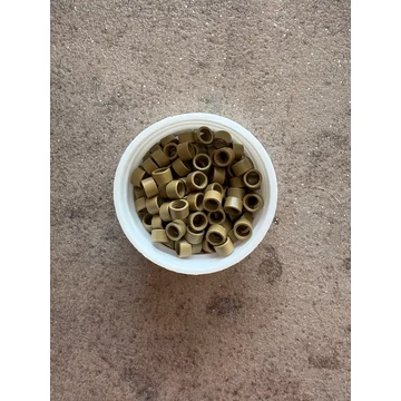 Karamell szilikon nélküli mikrogyűrű 1000db/4,5mm (8#)