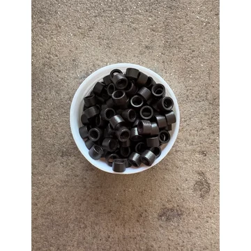 Sötétbarna szilikon nélküli mikrogyűrű 1000db/4,5mm (3#)