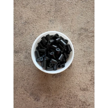 Fekete szilikonos hüvelygyűrű  100db/4mm