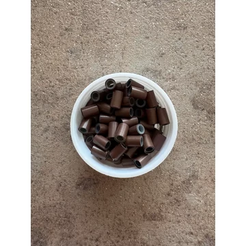 Gesztenyebarna szilikonos hüvelygyűrű  500db/4mm