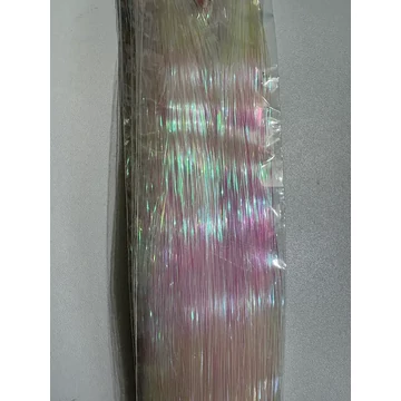 Glitter szál hajba, színváltós/gyöngyház színű csillámos dísz hajfonáshoz