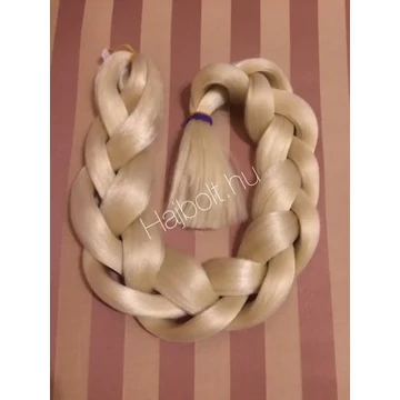 Szintetikus póthaj platina szőke 120gr/100cm 10db