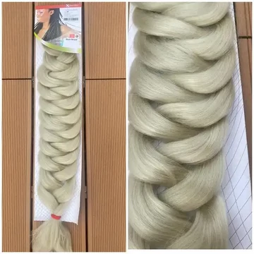 Szintetikus póthaj hamvas szőke 120gr/100cm 10db