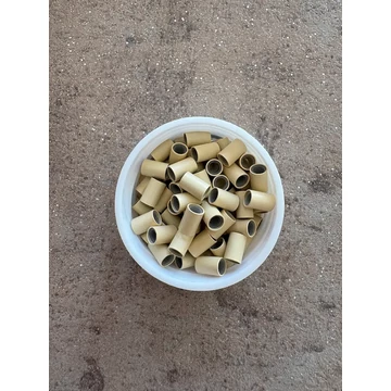 Világosszőke szilikonos hüvelygyűrű  100db/4mm