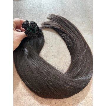 Tincsezett 60-65cm natúr vékonyszálú haj 100% eredeti emberi/1gr