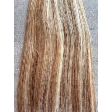 Melírozott tincses 50cm 100% eredeti emberi haj/1gr