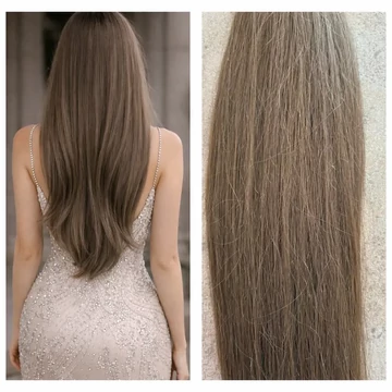 Festett 7-es barna színű tresszelt 100% eredeti emberi haj 70cm/1gr