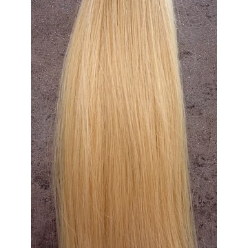 Szőke tincses 60cm 100% eredeti emberi haj/1gr