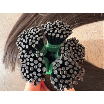 Tincsezett 70-75cm natúr vékonyszálú haj 100% eredeti emberi /1gr