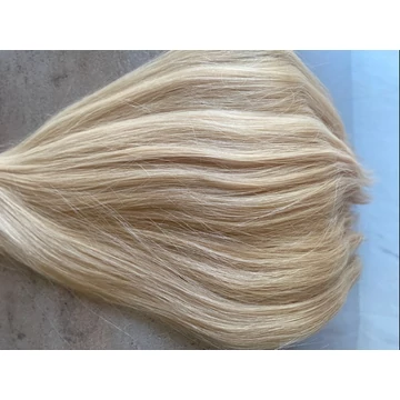 Festett bézs 100% emberi hajból készült csatos haj kb. 110-115gr, 60 cm
