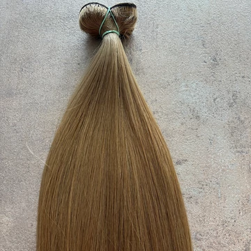 Festett 8-as barna színű tresszelt 100% eredeti emberi haj 75-77cm/1gr