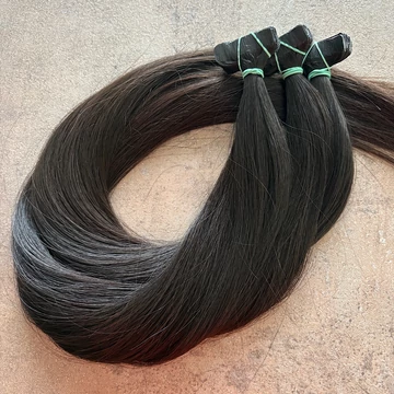 Natúr barna tape-in vékonyszálú (ragasztócsíkos) eredeti haj 60 cm/1 pár (2db)