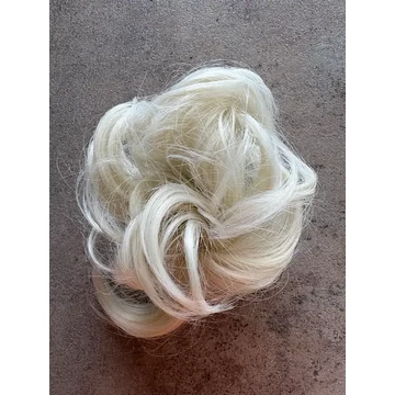 Hamvas platina szőke hajgumi