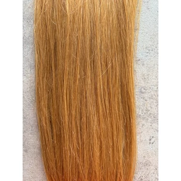 8.3-as színű 100% emberi hajból készült csatos haj kb. 110-115gr, 75-77 cm