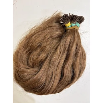 Festett 8-as barna hullámos tincses 40cm 100% eredeti emberi haj/1gr