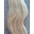 Nano gyűrűre tincsezett hamvas bézsre festett szőke 60-65cm 100% eredeti emberi haj/1gr