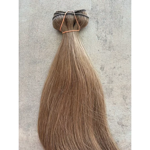 Festett 7-es barna színű tresszelt 100% eredeti emberi haj 60cm/1gr