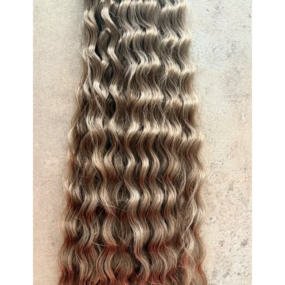 Szintetikus póthaj világosbarna hullámos(brazil) 100gr /70-75cm (20)