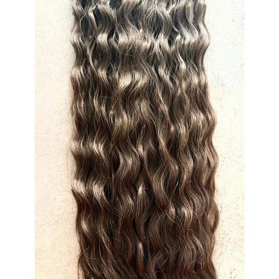Szintetikus póthaj 7es csokibarna hullámos(brazil) 100gr /70-75cm (6)