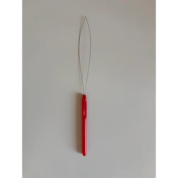 Mikrogyűrű behúzótű piros