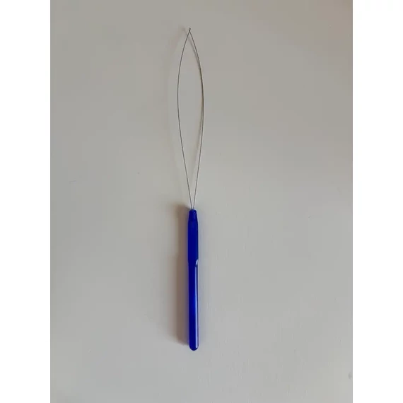 Mikrogyűrű behúzótű kék