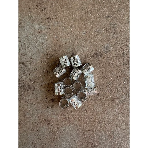 Póthaj dísz ezüst színű 10db