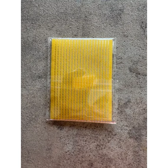 Tépőzáras hajleválasztó 1pár (2db) / sárga