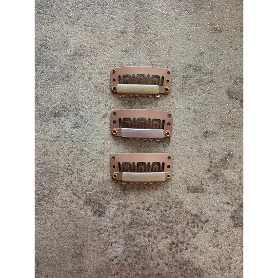 Világosbarna hajcsat csatos hajhoz (tresszcsat)