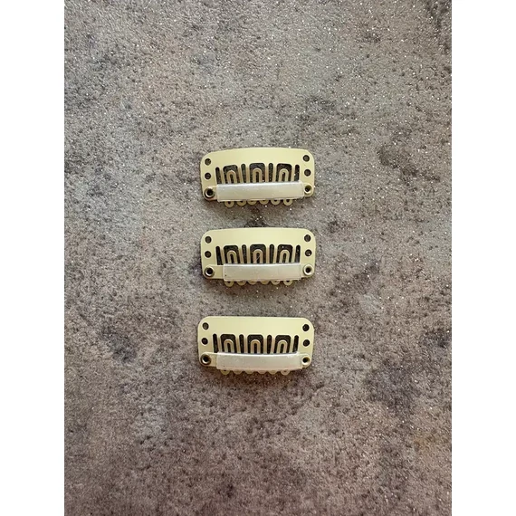 Szőke/bézs hajcsat csatos hajhoz (tresszcsat)