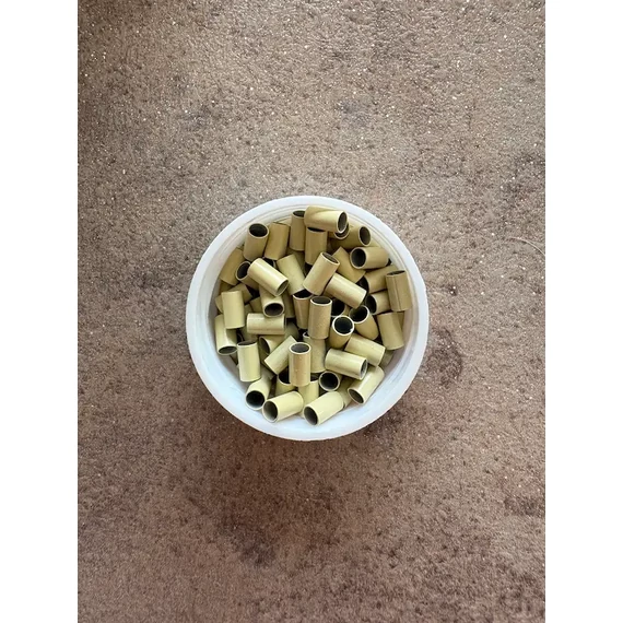 Világosszőke szilikon nélküli hüvelygyűrű  1000db/3,5mm; 2,8mm