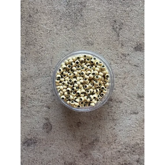 Világosszőke szilikon nélküli nano gyűrű 1000db (13#)