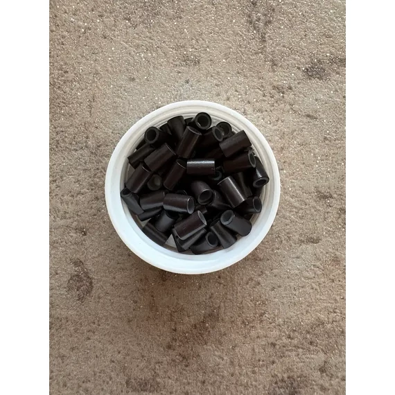 Sötétbarna szilikonos hüvelygyűrű  500db/4mm