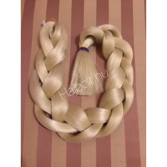 Szintetikus póthaj platina szőke 120gr/100cm 10db