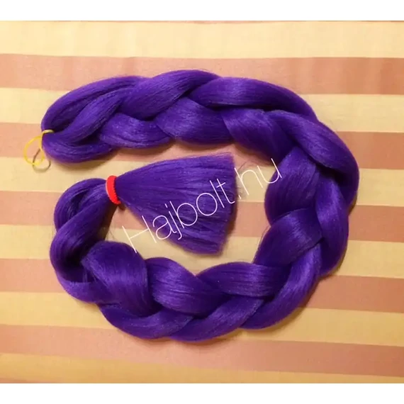 Szintetikus póthaj lila 100gr/70cm