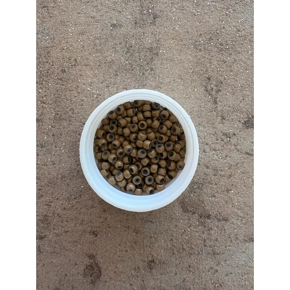 Karamell szilikonos nano gyűrű 100db (8#)