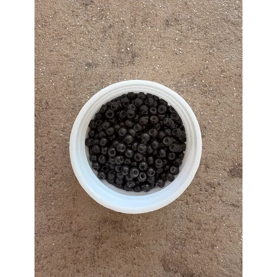 Sötétbarna szilikonos nano gyűrű 1000db (3#)