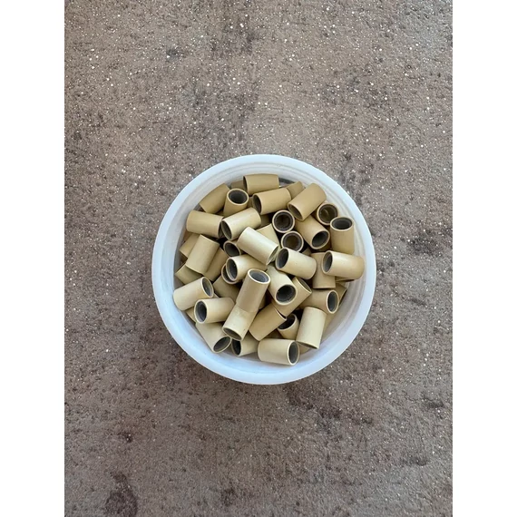 Világosszőke szilikonos hüvelygyűrű  100db/4mm