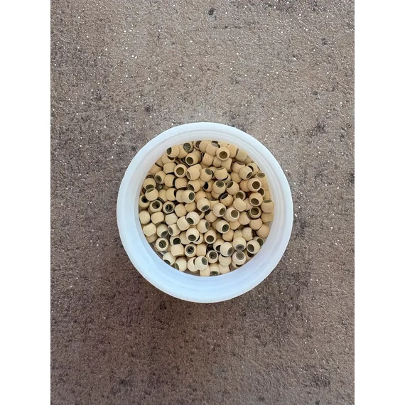 Világosszőke szilikonos nano gyűrű 100db (13#)