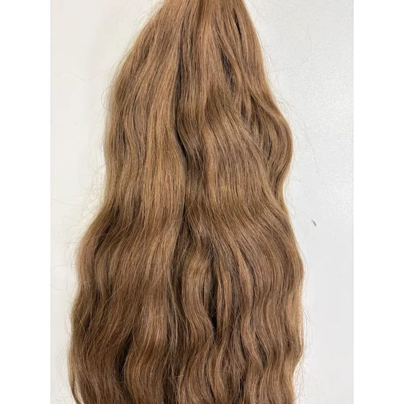 Festett 8-as barna hullámos tincses 40cm 100% eredeti emberi haj/1gr