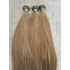 Nano gyűrűre tincsezett 8-as festett szőke 50-55cm 100% eredeti emberi haj/1gr