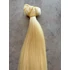 Platina szőke tresszelt 77-80cm 100% eredeti emberi haj/1gr